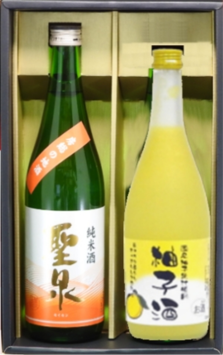 聖泉純米と和蔵のゆず酒セット